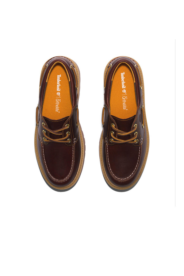 Karen Walker Stone Street 3-Eye Lug Boat Shoe Burgundy