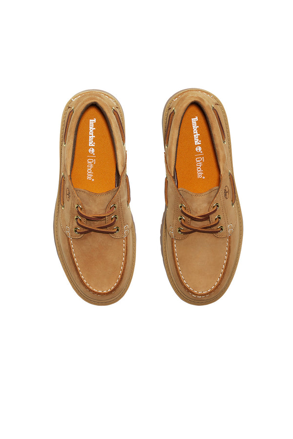 Karen Walker Stone Street 3-Eye Lug Boat Shoe Wheat