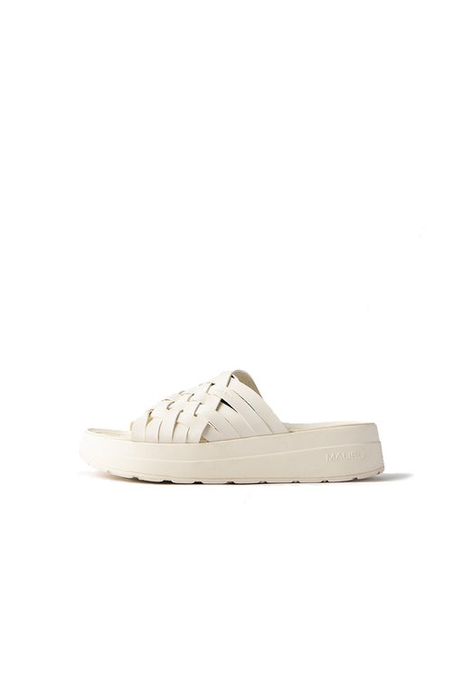 Karen Walker Zuma Platform Sandal Off-White/Off-White