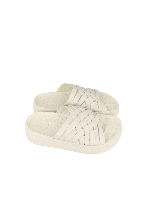 Karen Walker Zuma Platform Sandal Off-White/Off-White