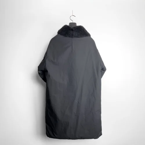 Karl Donoghue Compact Cotton & Cashmere Shearling Padded Coat