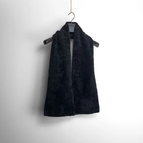 Karl Donoghue Chenille Shearling Scarf