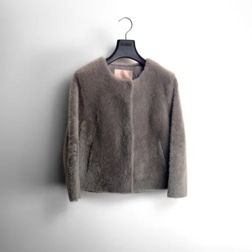 karl donoghue Feather Shearling Neat Jacket