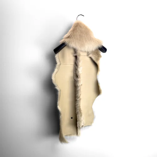 Karl Donoghue Toscana Shearling Button Scarf