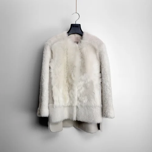 Karl Donoghue Toscana And Feather Shearling Panelled Jacket