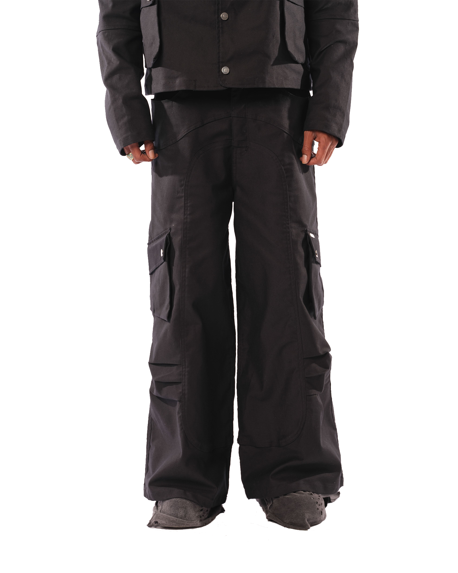Karl Kani Belmont Cargo Pants (Black)