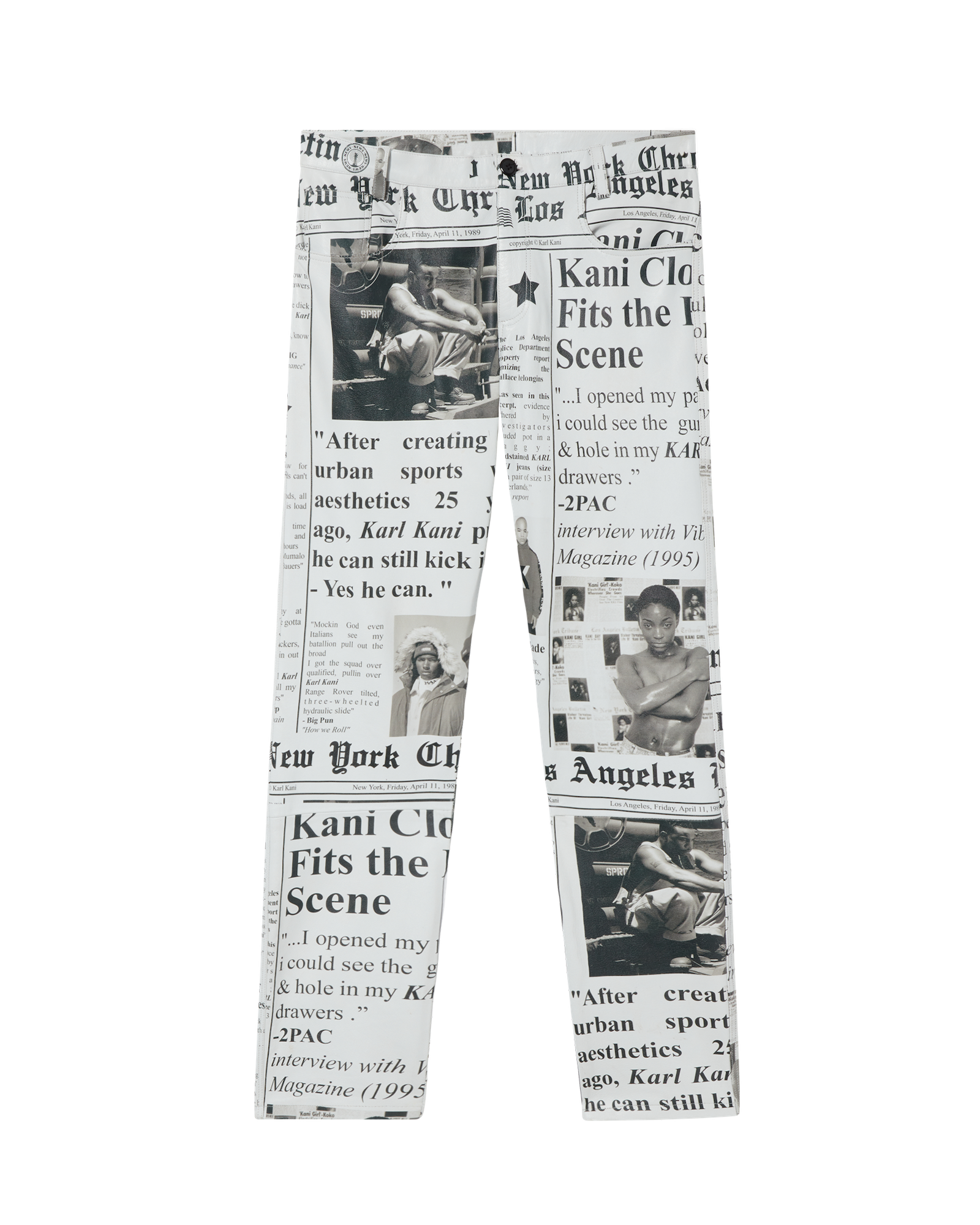 karl kani Calix Leather Pants