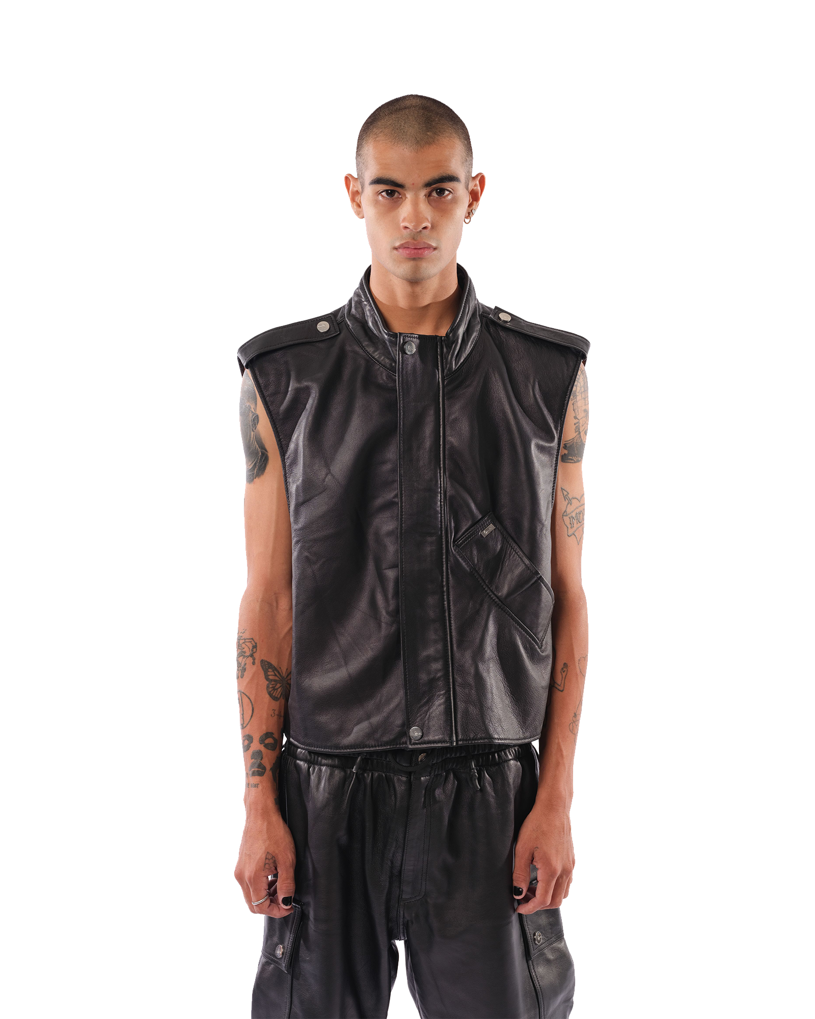 Karl Kani Drako Leather Vest
