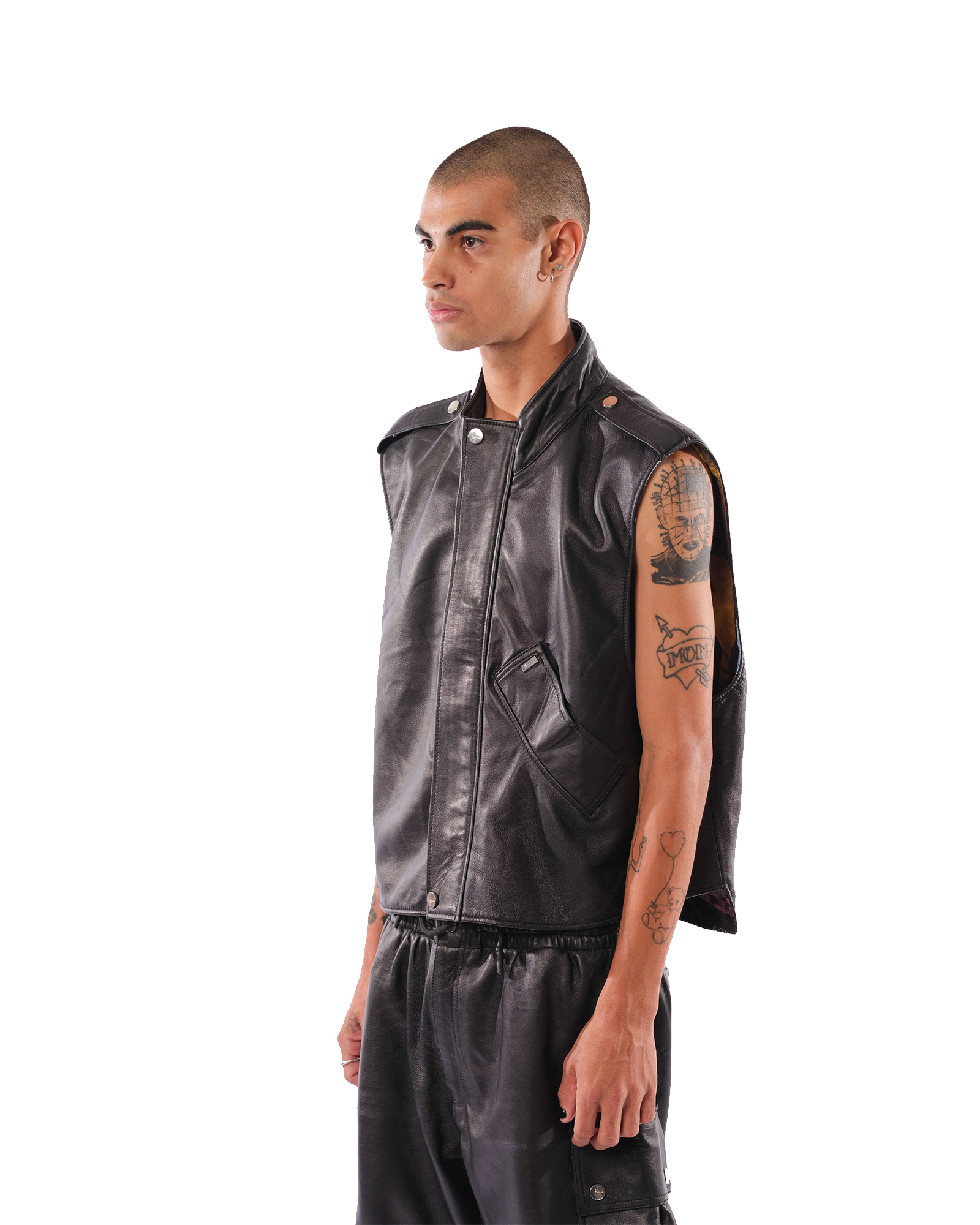 Karl Kani Drako Leather Vest