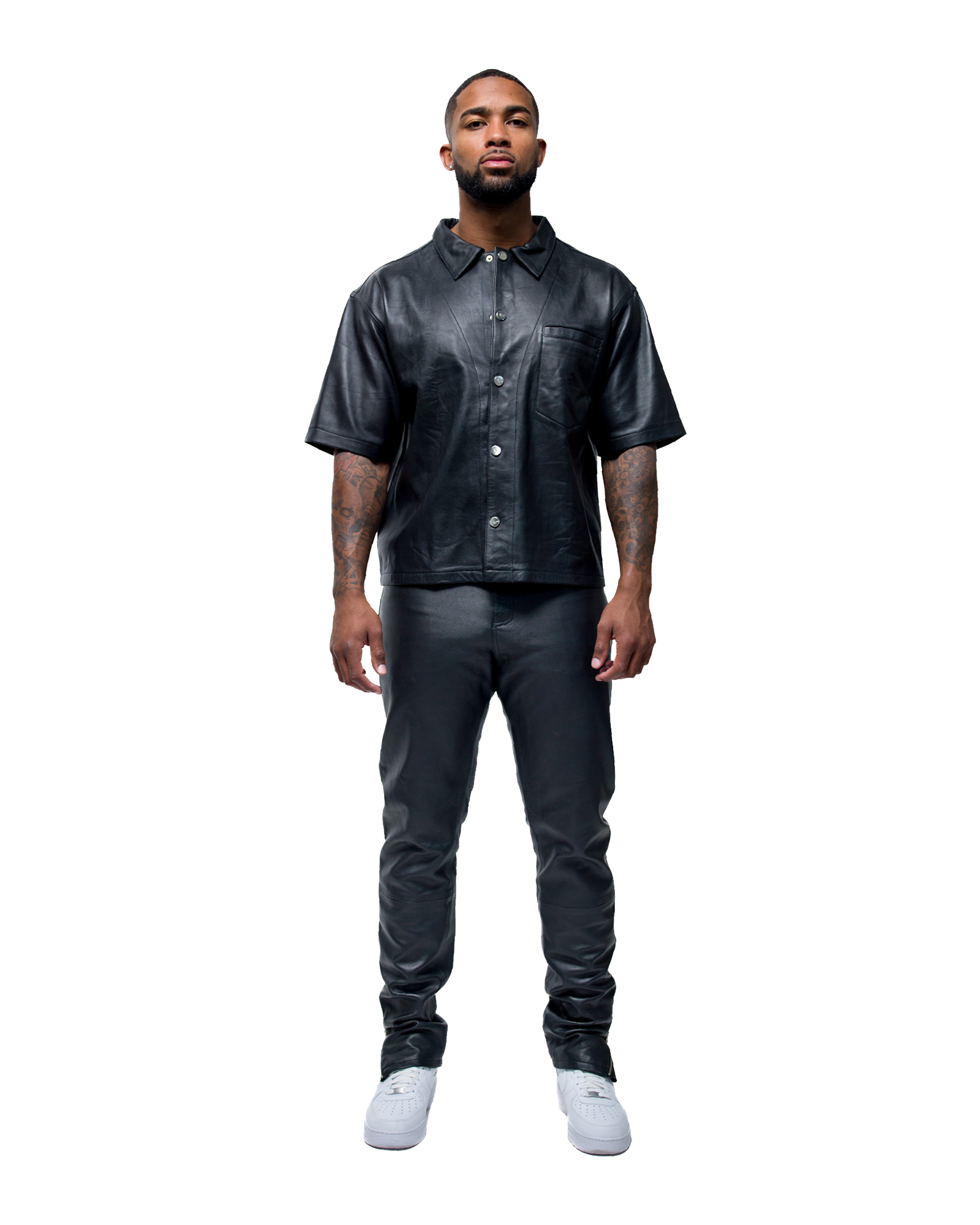 Karl Kani Ford Leather Shirt