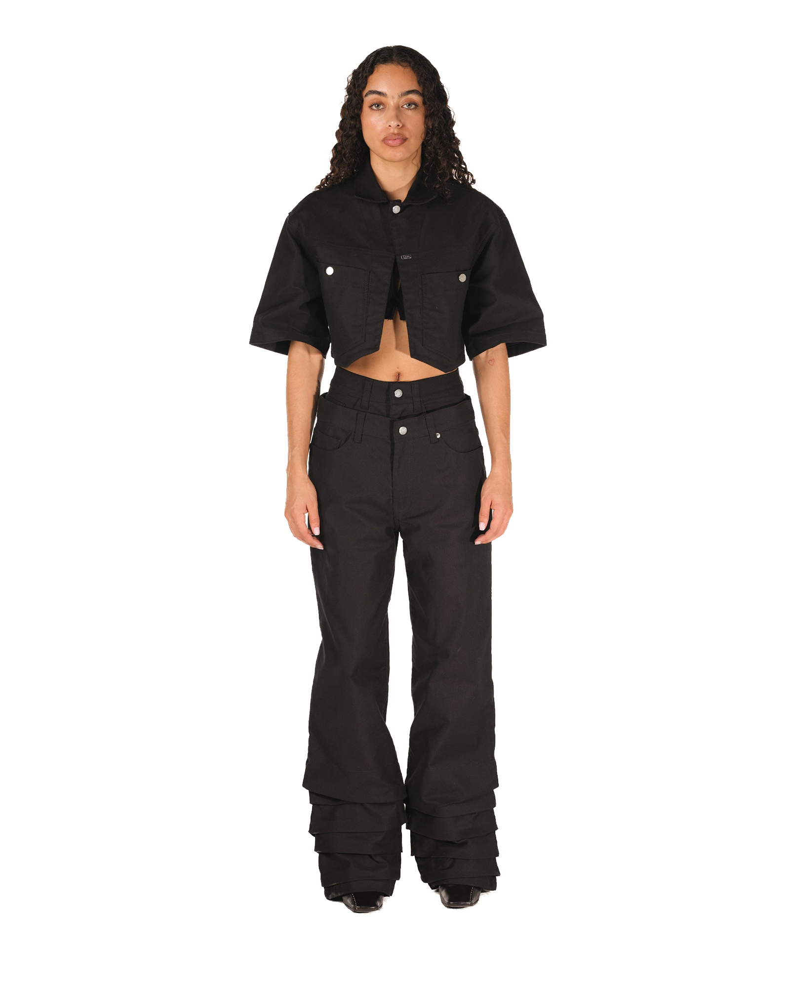 karl kani Gorilla Crop Jacket (Black)