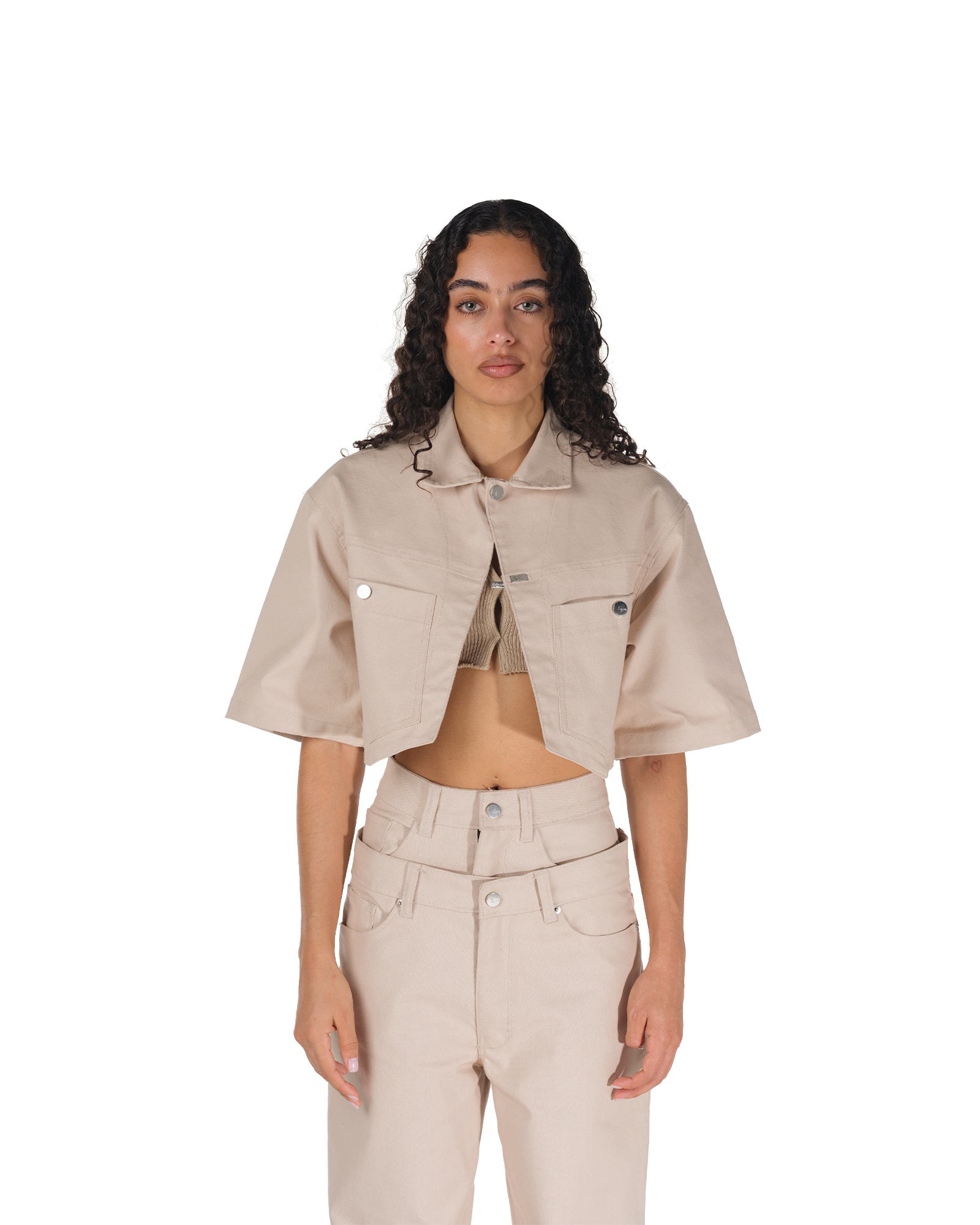 Karl Kani Gorilla Crop Jacket (Natural)