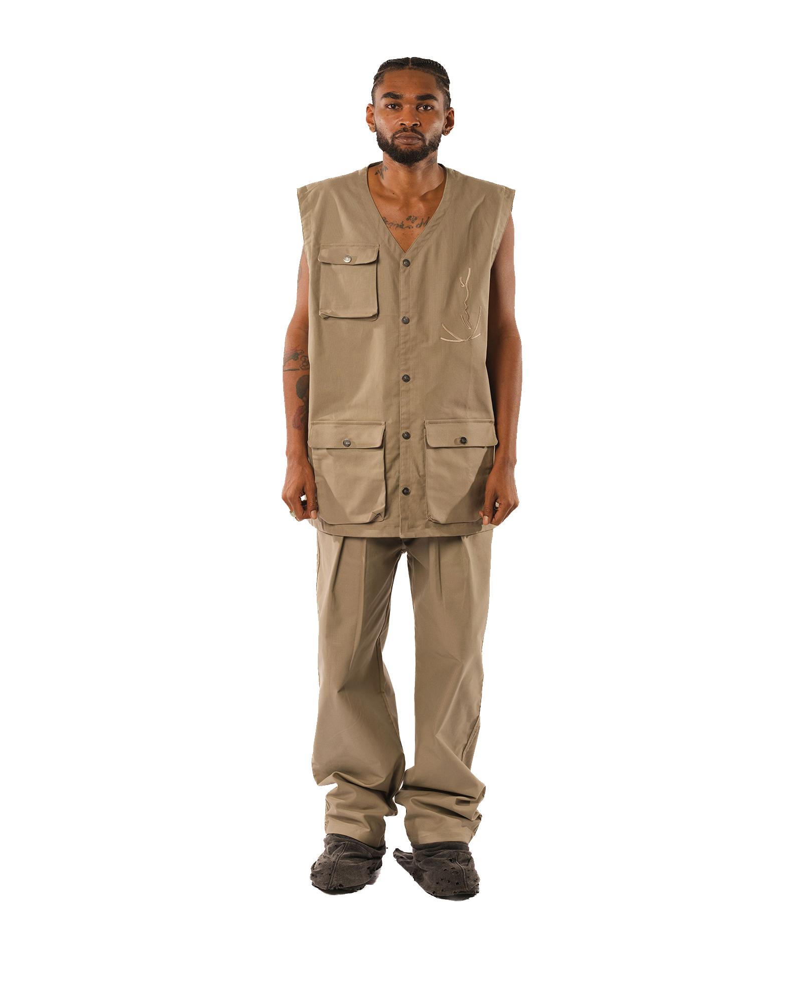 karl kani Santa Fe Baggy Pant (Khaki)