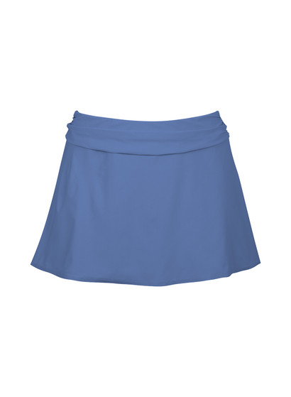 Karla Colletto Basics Ruched A-line Mini Skirt (SP25)