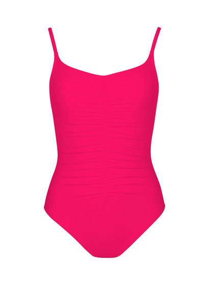 Karla Colletto Basics Ruched Lingerie Underwire Tank