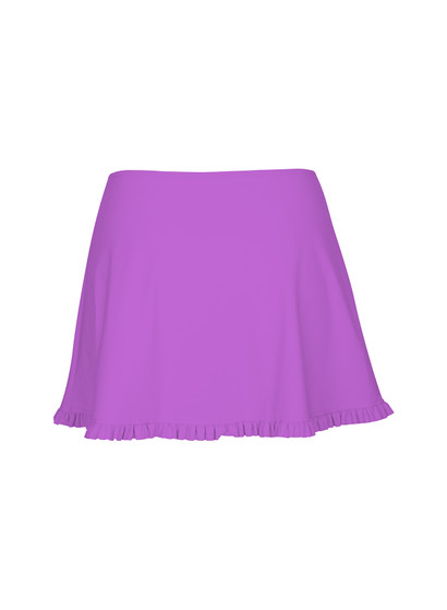 Karla Colletto Basics Ruffle A-line Mini Skirt (SP25)