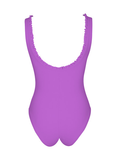 Karla Colletto Basics Ruffle V-neck Underwire Tank (SP25)