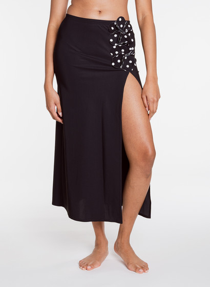 karla colletto Aria slit maxi skirt