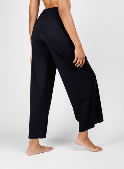 Karla Colletto Basics Drapey Wide-leg Pant