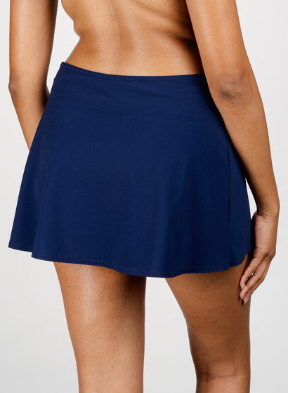 Karla Colletto Basics Ruched A-line Mini Skirt