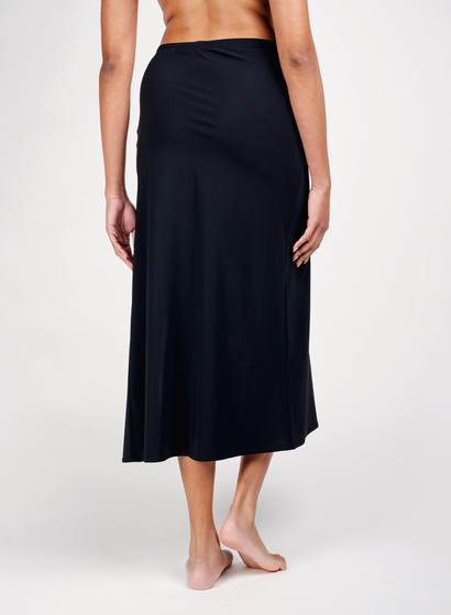 Karla Colletto Basics Slit Maxi Skirt