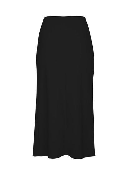 Karla Colletto Basics Slit Maxi Skirt