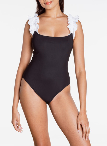 karla colletto Evie round neck underwire tank