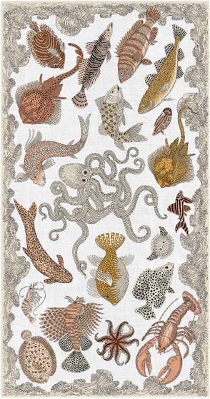 karla colletto Fouta towel poseidon natural