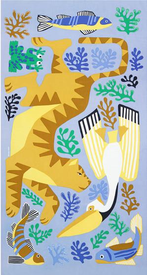 karla colletto Fouta towel splash pastel