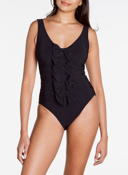 karla colletto Freya ruched underwire tank