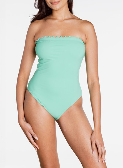 karla colletto Inés bandeau with shelf bra