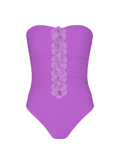 Karla Colletto Magnolia Ruched Bandeau