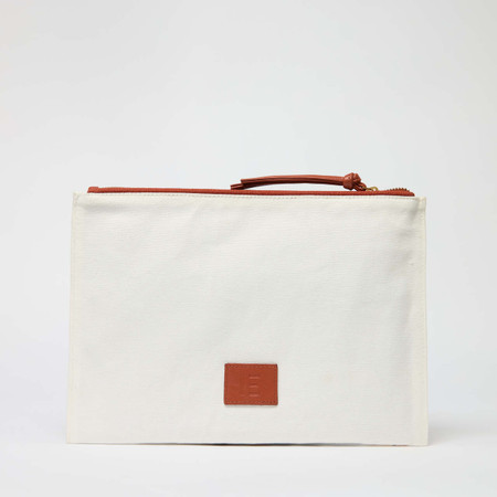 Karla Colletto Pouch/Pouchette Palmier Natural