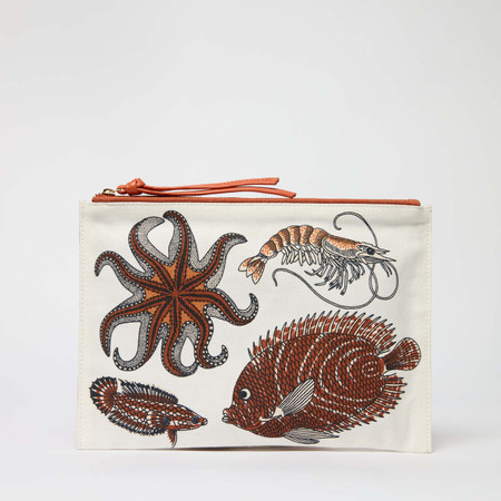 karla colletto Pouch/Pouchette poseidon natural