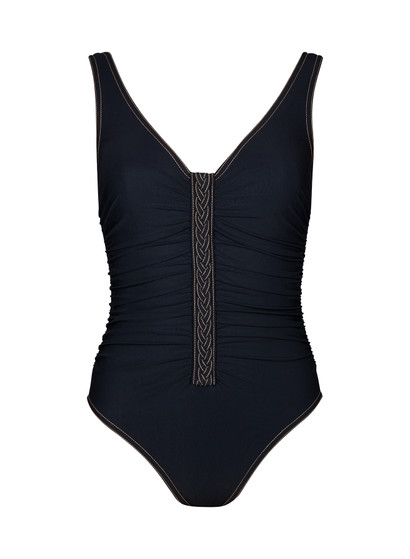 Karla Colletto Quinn Ruched Underwire Tank