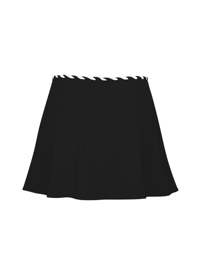 Karla Colletto Reed A-line Mini Skirt