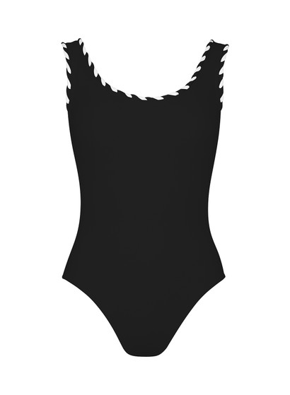 Karla Colletto Reed Round Neck Underwire Tank