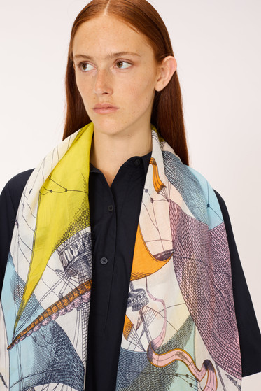 Karla Colletto Scarf/Etole Des Rives Et Des Reves