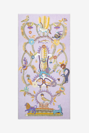 karla colletto Scarf/Etole diego lavender