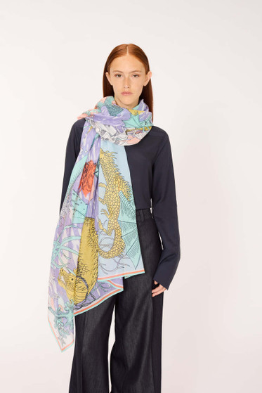 Karla Colletto Scarf/Etole Fantastique Pastel