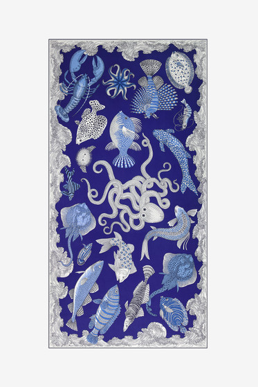 karla colletto Scarf/Etole poseidon