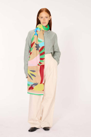 Karla Colletto Scarf/Etole Voyage Natural