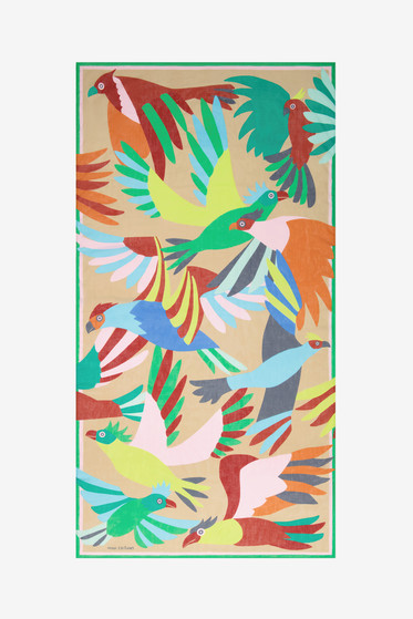 karla colletto Scarf/Etole voyage natural