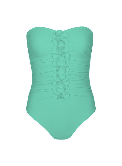 Karla Colletto Tess Ruched Bandeau