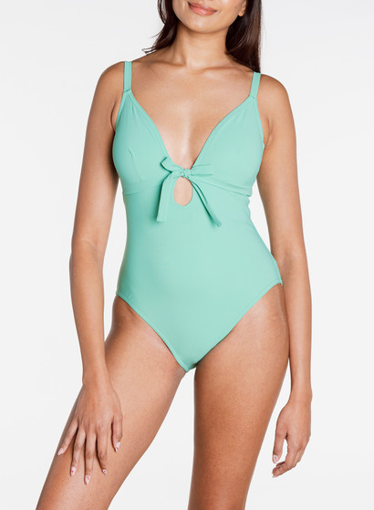 karla colletto Lenora v-neck lingerie underwire tank