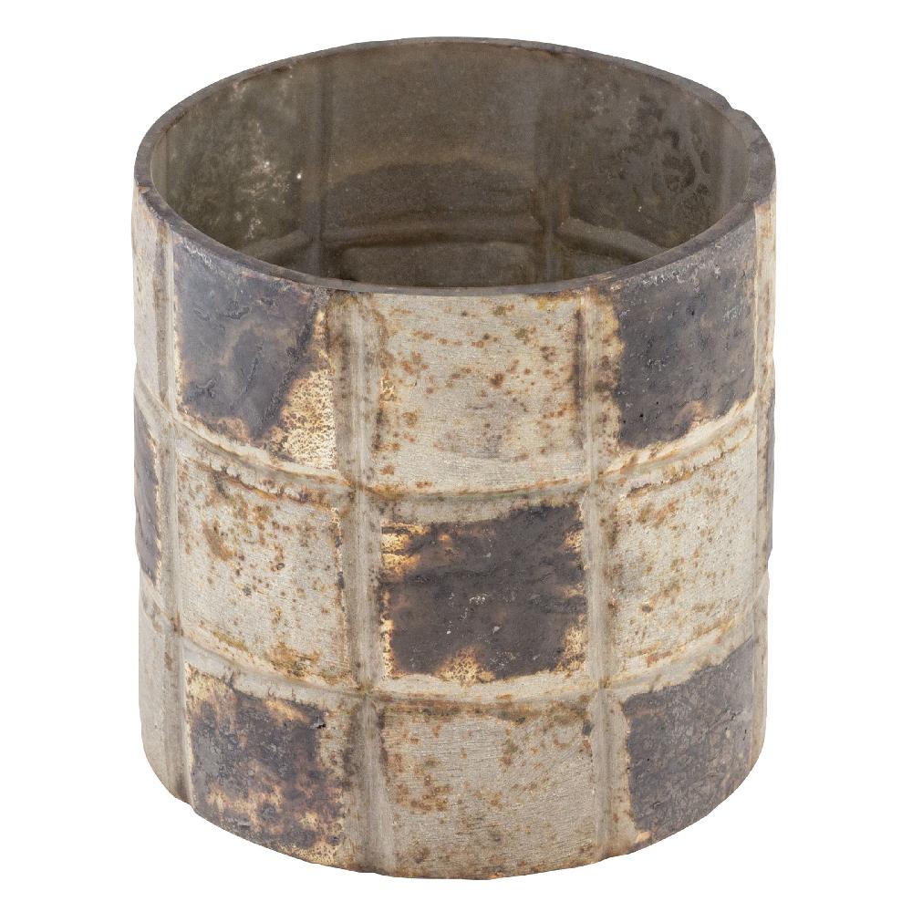 karma gifts 3 Inches Tall Rustic Mercury Glass Votive