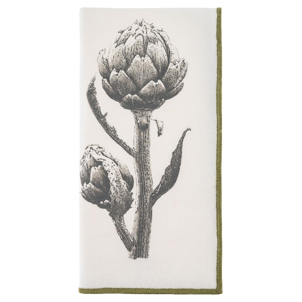 karma gifts Artichoke Set of 4 Merrowed Edge Dinner Napkins