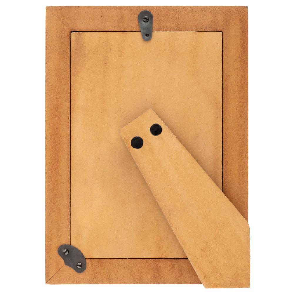 Karma Gifts Black Spotted Rectangle Natural Bone Picture Frame