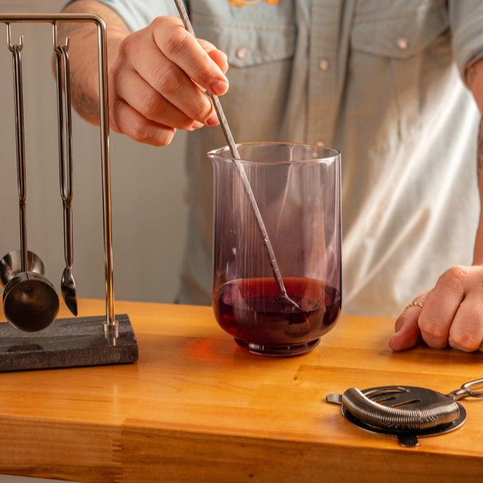 Karma Gifts Blackberry Set Of 4 Lexi Mixing Glass Set Of 4