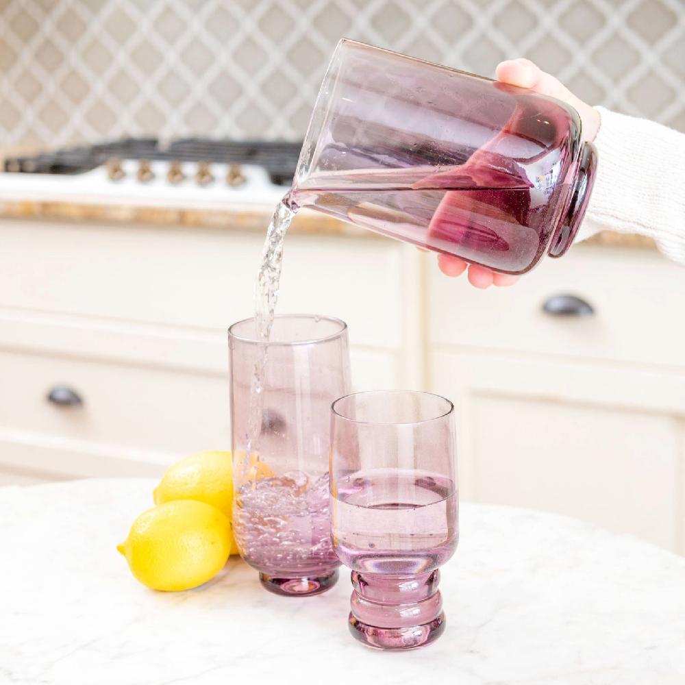 Karma Gifts Cafe Clear Set Of 4 Lexi Collection Cafe Set Of 4